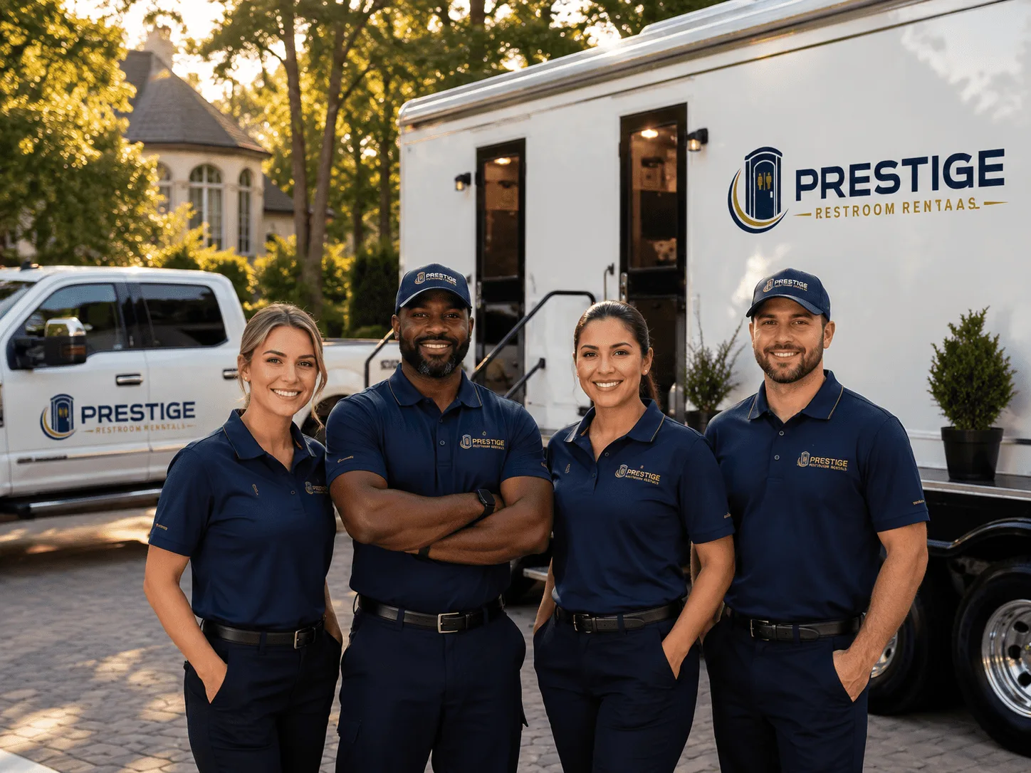 Trusted Luxury Portable Restrooms company in White Earth, ND